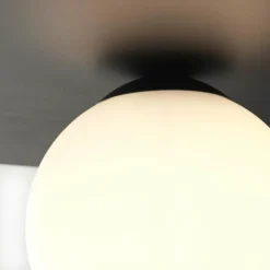 Luminaires Brilliant Plafonnier Brilliant Zon Noir, 1 lumière