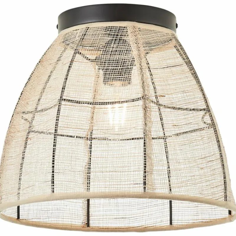 Lampes En Tissu-Luminaires Brilliant Plafonnier Brilliant-Leuchten Tanah Noir, 1 lumière