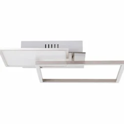 Luminaires Brilliant Plafonnier Brilliant-Leuchten Zelia LED Argenté, 1 lumière* Éclairage Led