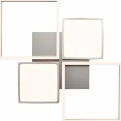 Luminaires Brilliant Plafonnier Brilliant-Leuchten Zelia LED Argenté, 1 lumière* Éclairage Led