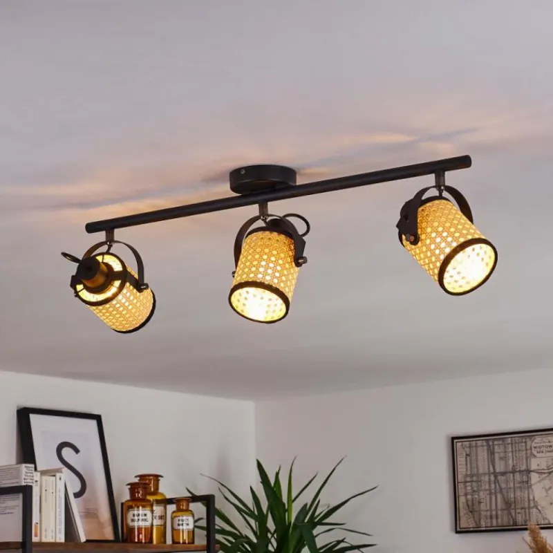 hofstein Plafonnier Broekerhaven Noir, 3 lumières