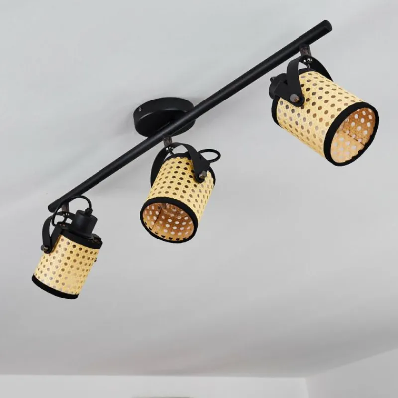 hofstein Plafonnier Broekerhaven Noir, 3 lumières