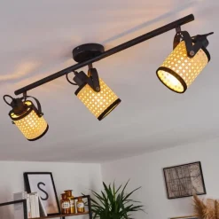 hofstein Plafonnier Broekerhaven Noir, 3 lumières