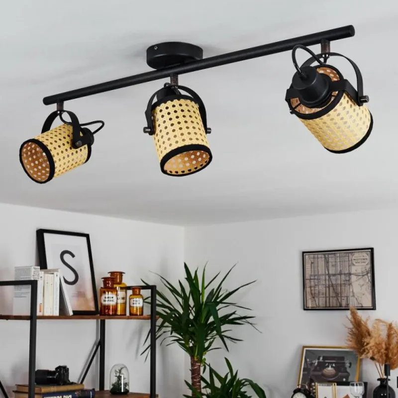 hofstein Plafonnier Broekerhaven Noir, 3 lumières