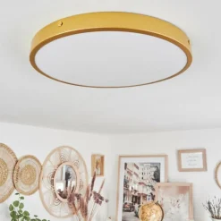 hofstein Plafonnier Broglen LED Laiton, 1 lumière