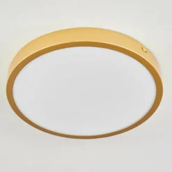 hofstein Plafonnier Broglen LED Laiton, 1 lumière