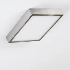 hofstein Plafonnier Broglen LED Nickel mat, 1 lumière