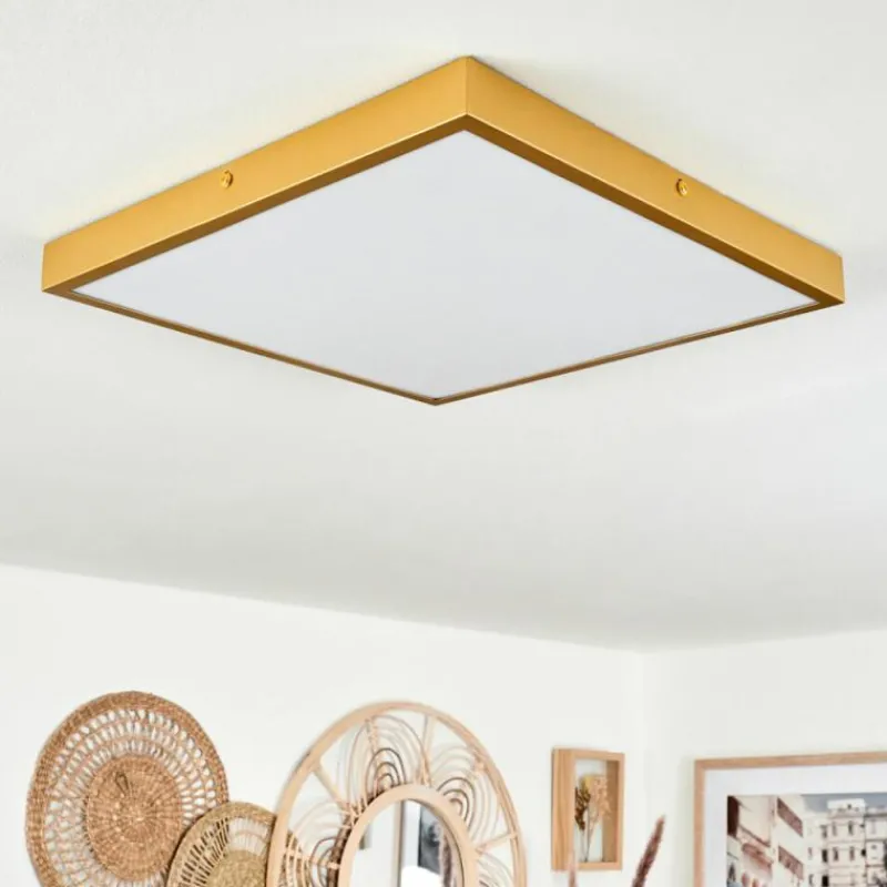 Lampes Dorées-hofstein Plafonnier Broglen LED Or, 1 lumière