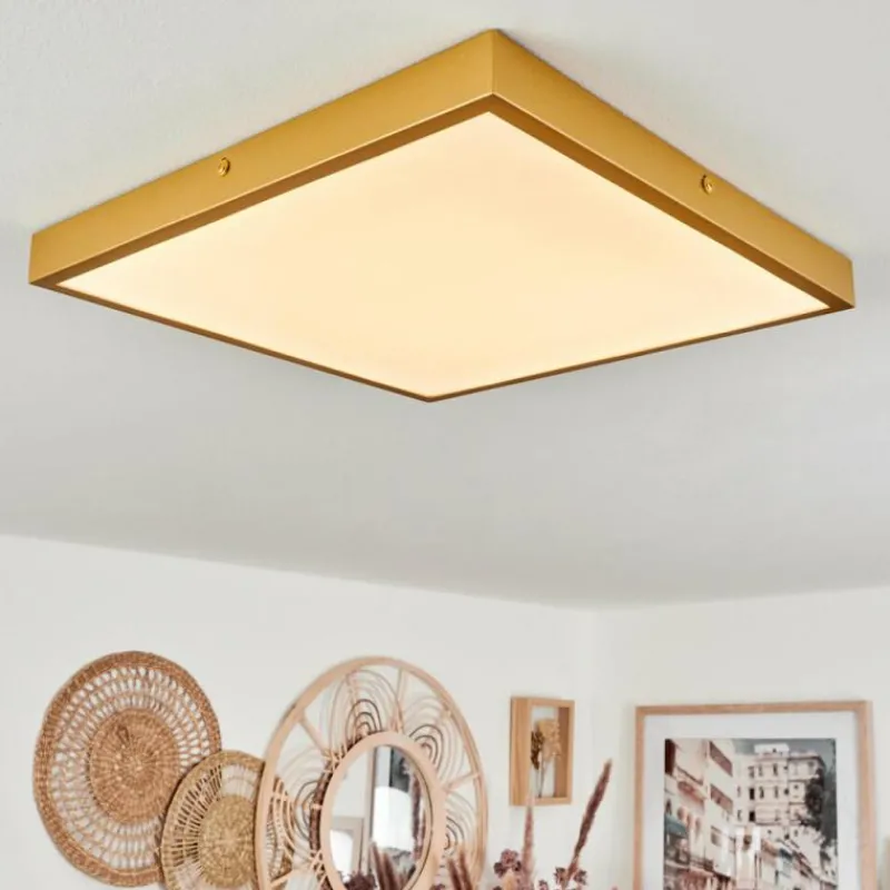 Lampes Dorées-hofstein Plafonnier Broglen LED Or, 1 lumière