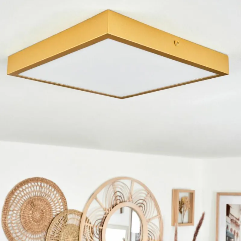 Lampes Dorées-hofstein Plafonnier Broglen LED Or, 1 lumière