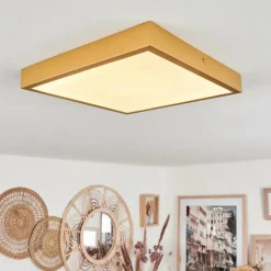 Lampes Dorées-hofstein Plafonnier Broglen LED Or, 1 lumière