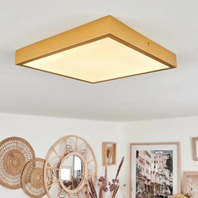 Lampes Dorées-hofstein Plafonnier Broglen LED Or, 1 lumière