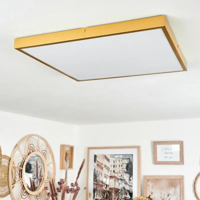 Lampes Dorées-hofstein Plafonnier Broglen LED Or, 1 lumière