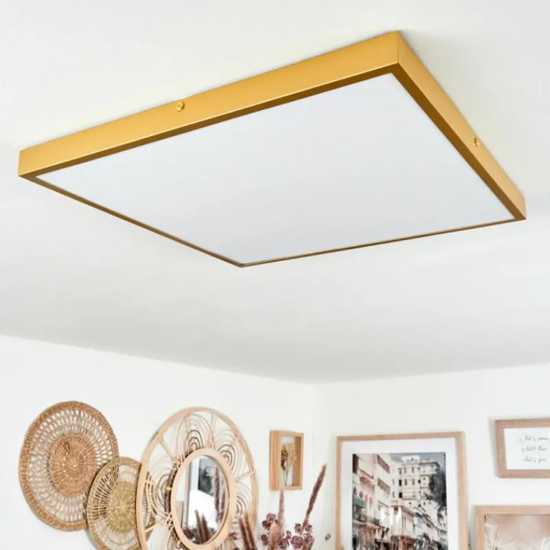 Lampes Dorées-hofstein Plafonnier Broglen LED Or, 1 lumière