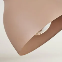 Luminaires Scandinaves-hofstein Plafonnier Brunnen Brun, Couleur bois, Taupe, 3 lumières