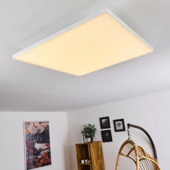 hofstein Plafonnier Buenaventura LED Blanc, 1 lumière, Télécommandes