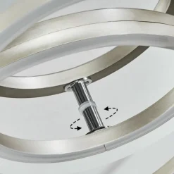 hofstein Plafonnier Buren LED Aluminium, Chrome, 1 lumière