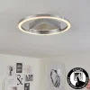 hofstein Plafonnier Buren LED Nickel mat, 1 lumière