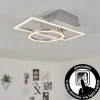 hofstein Plafonnier Buren LED Nickel mat, 1 lumière