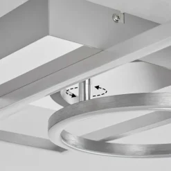 hofstein Plafonnier Buren LED Nickel mat, 1 lumière