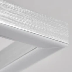 hofstein Plafonnier Buren LED Nickel mat, 1 lumière