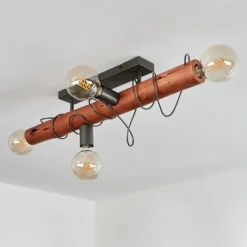 Luminaires Scandinaves-hofstein Plafonnier Burruyaco Gris, Écru, 4 lumières