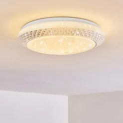 hofstein Plafonnier Burton LED Blanc, 1 lumière