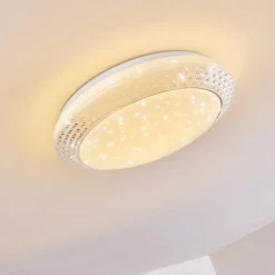 hofstein Plafonnier Burton LED Blanc, 1 lumière