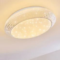 hofstein Plafonnier Burton LED Blanc, 1 lumière