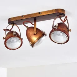 hofstein Plafonnier Butikon Rouille, 3 lumières