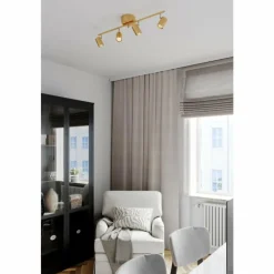 Lampe Design-By Rydéns Plafonnier By Rydens Correct Cuivre, 4 lumières