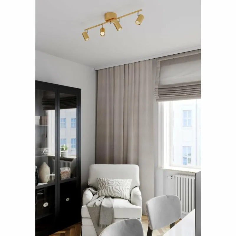 Lampe Design-By Rydéns Plafonnier By Rydens Correct Cuivre, 4 lumières