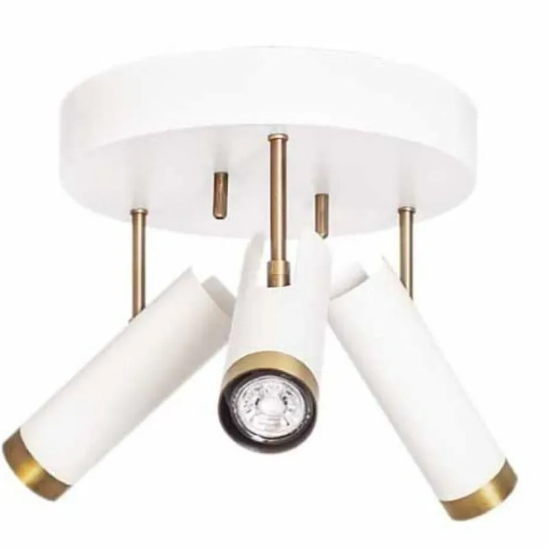 Lampes Dorées-By Rydéns Plafonnier By Rydens Pulse Or, Blanc, 3 lumières