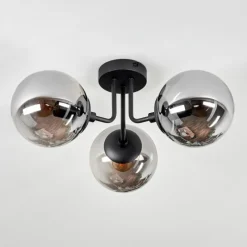 hofstein Plafonnier Cabalonga Noir, 3 lumières