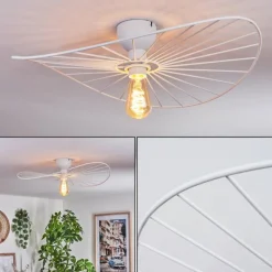 hofstein Plafonnier Cacor Blanc, 1 lumière