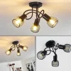 Lampes Vintages & Rétros-hofstein Plafonnier Cairns Noir, 3 lumières