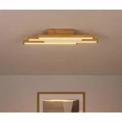 Luminaires Scandinaves-hofstein Plafonnier Cajas LED Écru, 4 lumières
