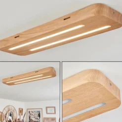Luminaires Scandinaves-hofstein Plafonnier Cajas LED Écru, 2 lumières