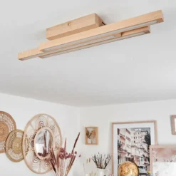 Luminaires Scandinaves-hofstein Plafonnier Cajas LED Écru, 3 lumières