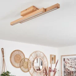 Luminaires Scandinaves-hofstein Plafonnier Cajas LED Écru, 2 lumières