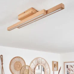 Luminaires Scandinaves-hofstein Plafonnier Cajas LED Écru, 2 lumières