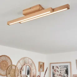 Luminaires Scandinaves-hofstein Plafonnier Cajas LED Écru, 2 lumières