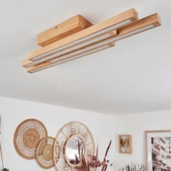 Luminaires Scandinaves-hofstein Plafonnier Cajas LED Écru, 4 lumières