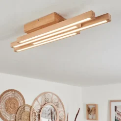 Luminaires Scandinaves-hofstein Plafonnier Cajas LED Écru, 4 lumières