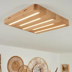 hofstein Plafonnier Cajas LED Écru, 5 lumières