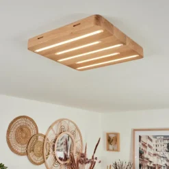 hofstein Plafonnier Cajas LED Écru, 5 lumières