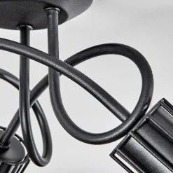 Luminaires Scandinaves-hofstein Plafonnier Calamar Noir, 3 lumières