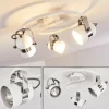 Lampes Industrielles-hofstein Plafonnier Callac Blanc, 3 lumières