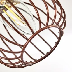 hofstein Plafonnier Cancun Brun, 4 lumières* Spots Et Projecteurs