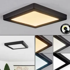 hofstein Plafonnier Canditas LED Noir, 1 lumière* Éclairage Led